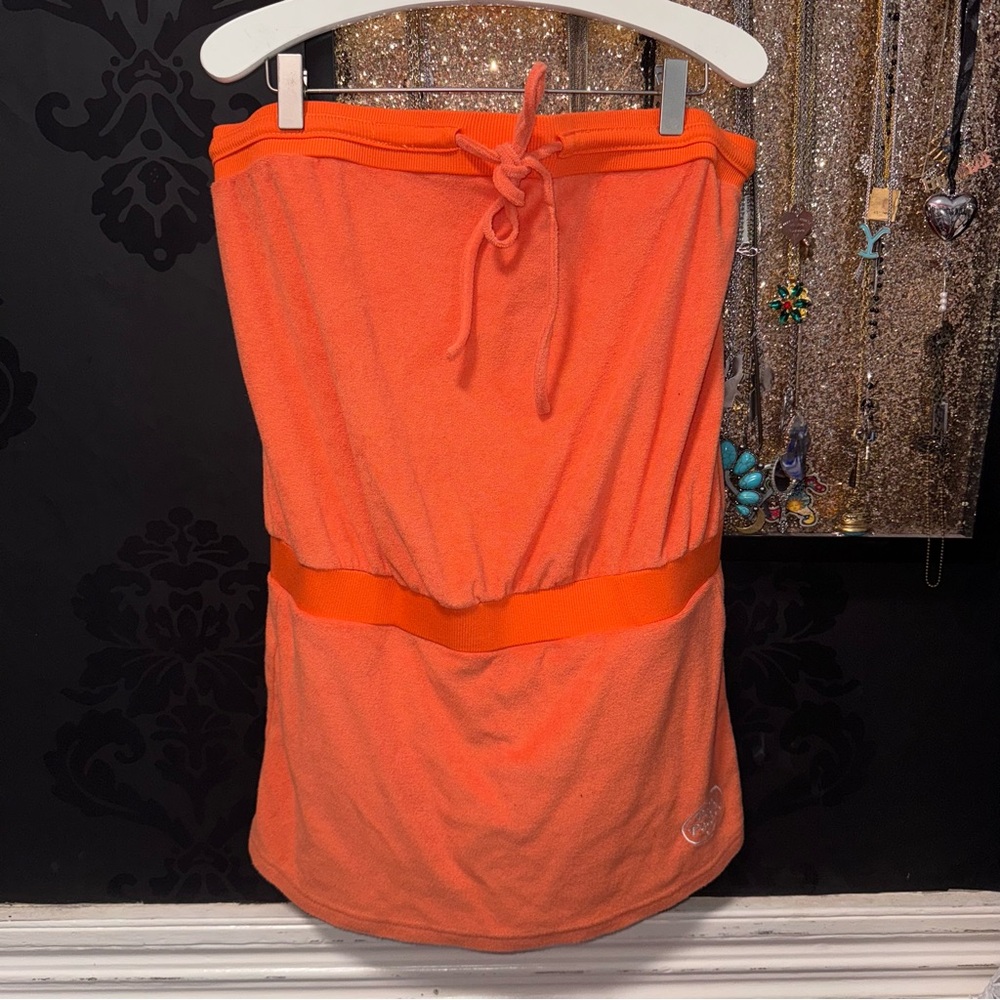 Polly Pocket x Cider Collab Sunkissed Orange Romper
